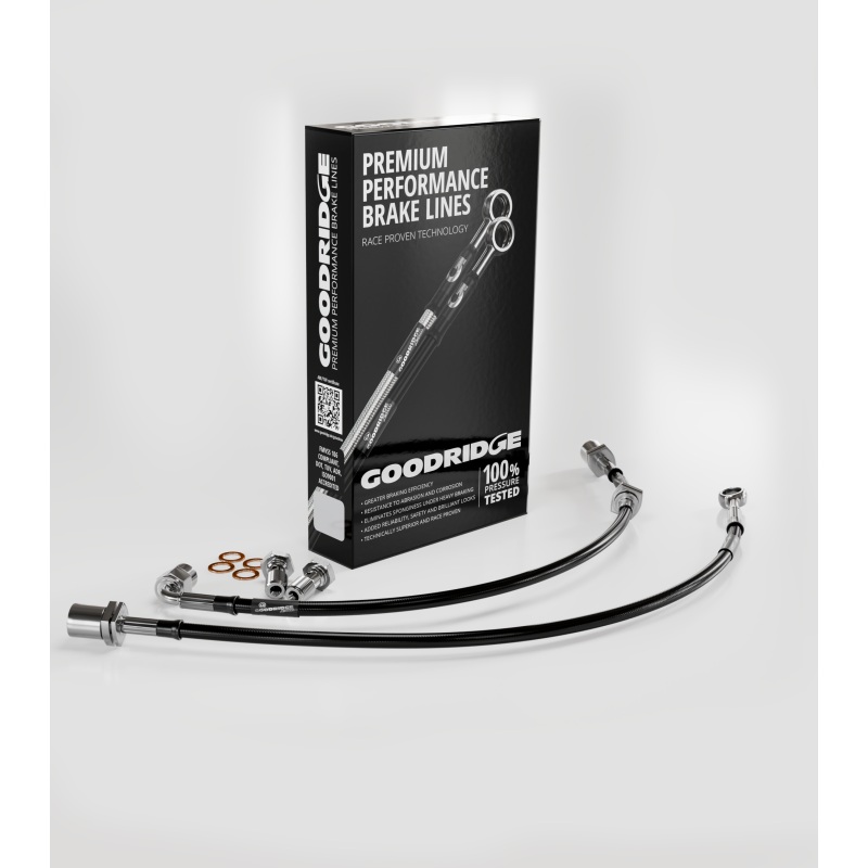 Goodridge 05-14 Ford Mustang GT/GT500 Stainless Steel Rear Brake Lines