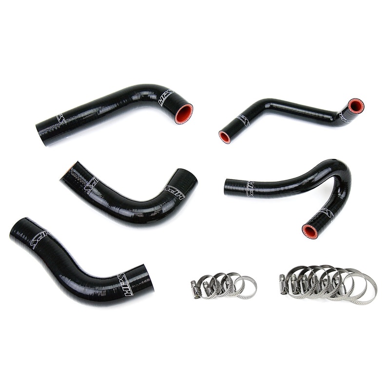HPS Silicone Radiator + Heater Coolant Hose Kit | 1994 – 1997 Mazda Miata (57-1412-BLK)
