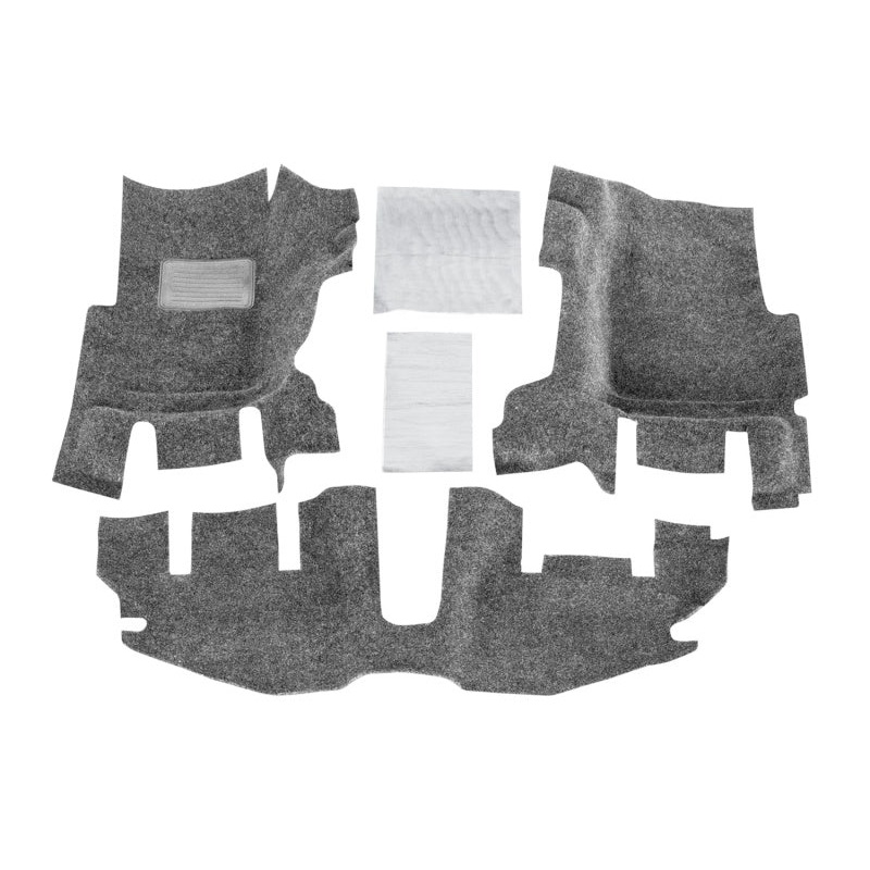 BedRug 97-06 Jeep TJ Front 3pc Floor Kit (w/Center Console) – Incl Heat Shields