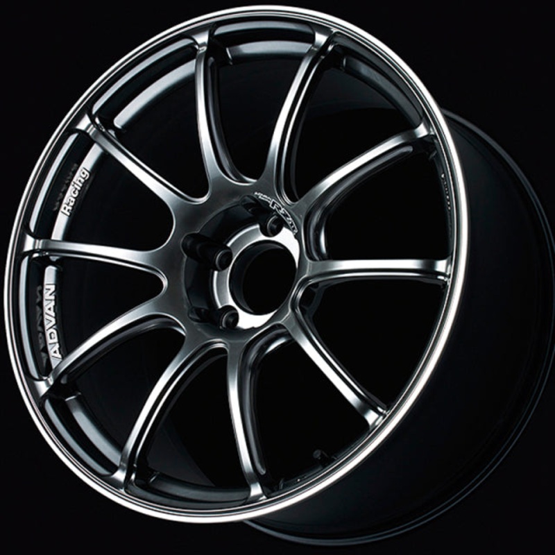 Advan RZII Wheel – 17×9.0 +45 | 5×114.3 | Racing Hyper Black & Ring