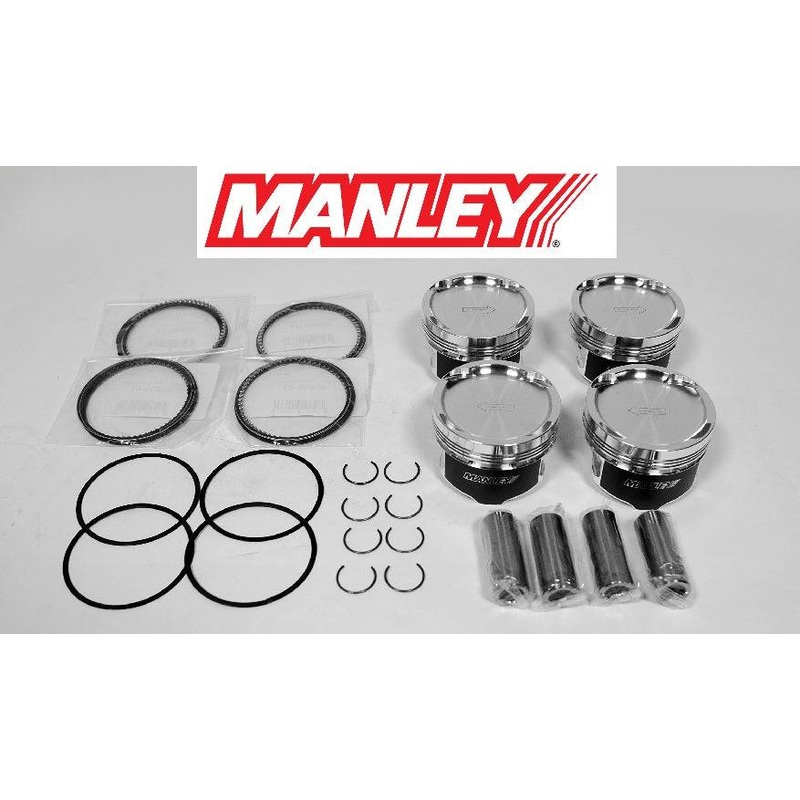 Manley PLATINUM SERIESForged Pistons 4G63T 7-bolt Evo 4-9 85.5mm +0.5mm -22 cc 9.0:1 100mm Stroker