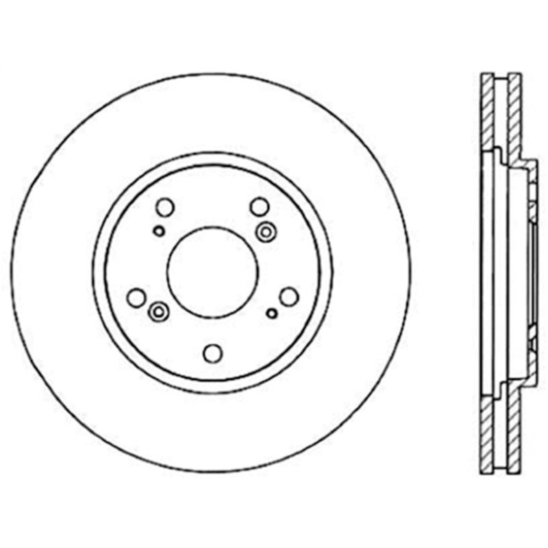 StopTech 91-96 Acura NSX Cryo-Stop Rear Premium Rotor