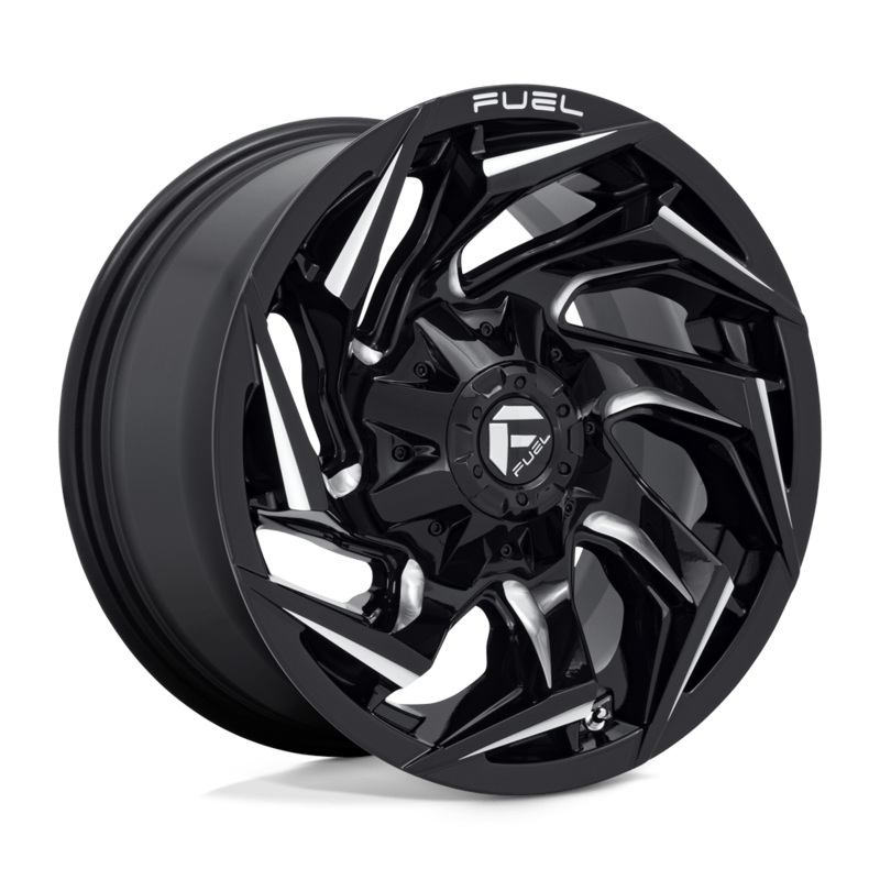 Fuel Wheels D753 Reaction 18″ 5×114.3/5×127 Gloss Black Milled