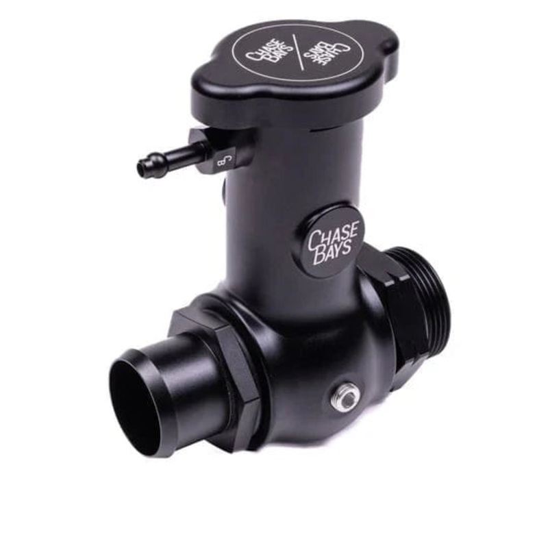 Chase Bays 1.38in (35mm) Hose to 20ORB Raised Inline Filler Neck w/ Cap