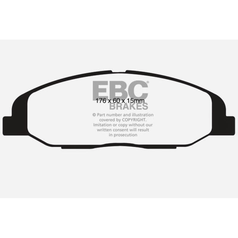 EBC 08-13 Cadillac CTS 3.0 Ultimax2 Front Brake Pads