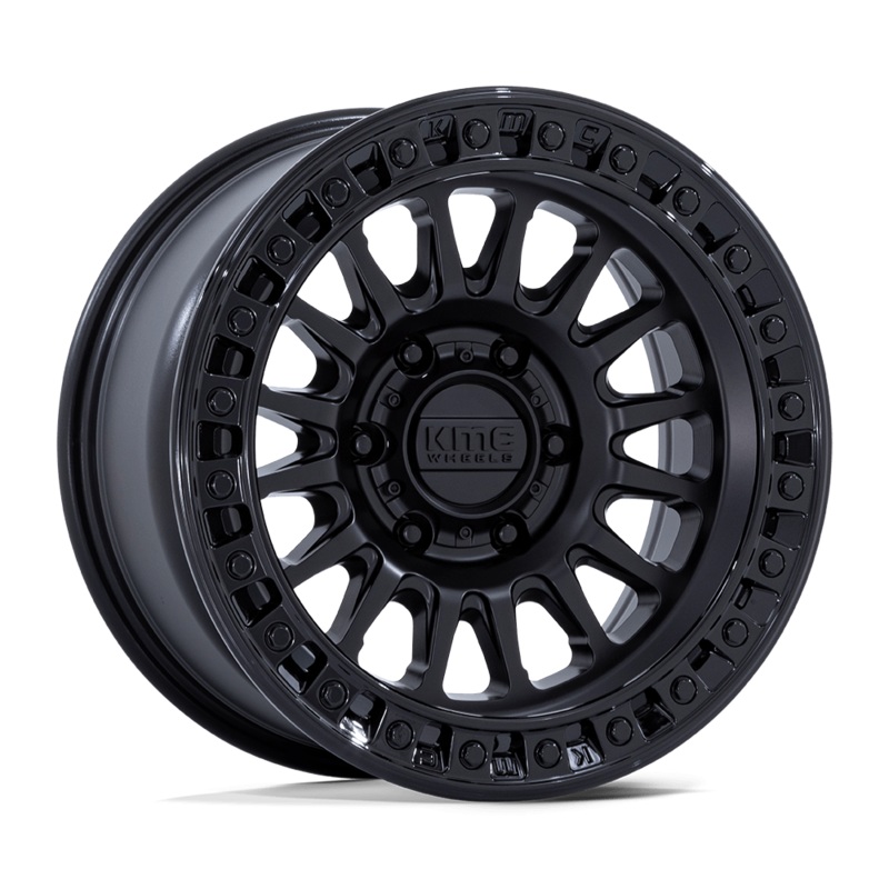 KMC Wheels KM552 IMS 20″ 8×165.1 Matte Black W/ Gloss Black Lip