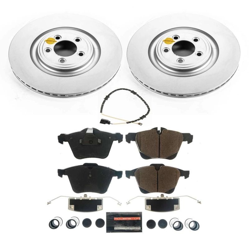 PowerStop Power Stop 18-19 Jaguar F-Type Front Z17 Evolution Geomet Coated Brake Kit