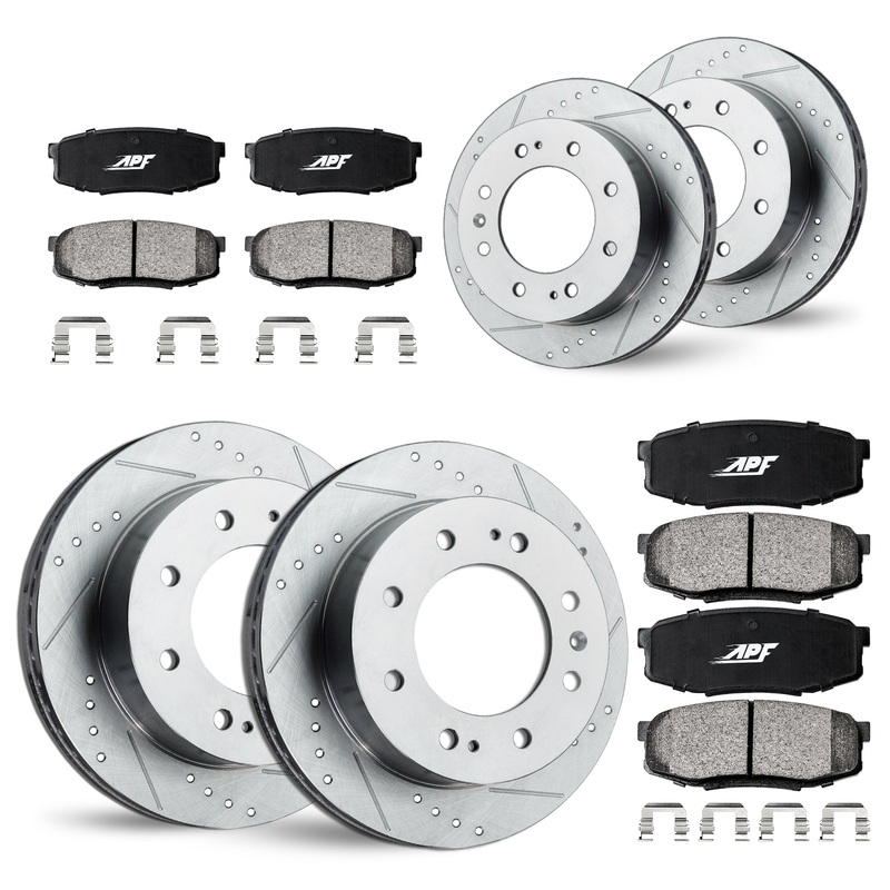 APF Full Brake Kit Rotors and Pads for Chevrolet Express 2500 2006-2019