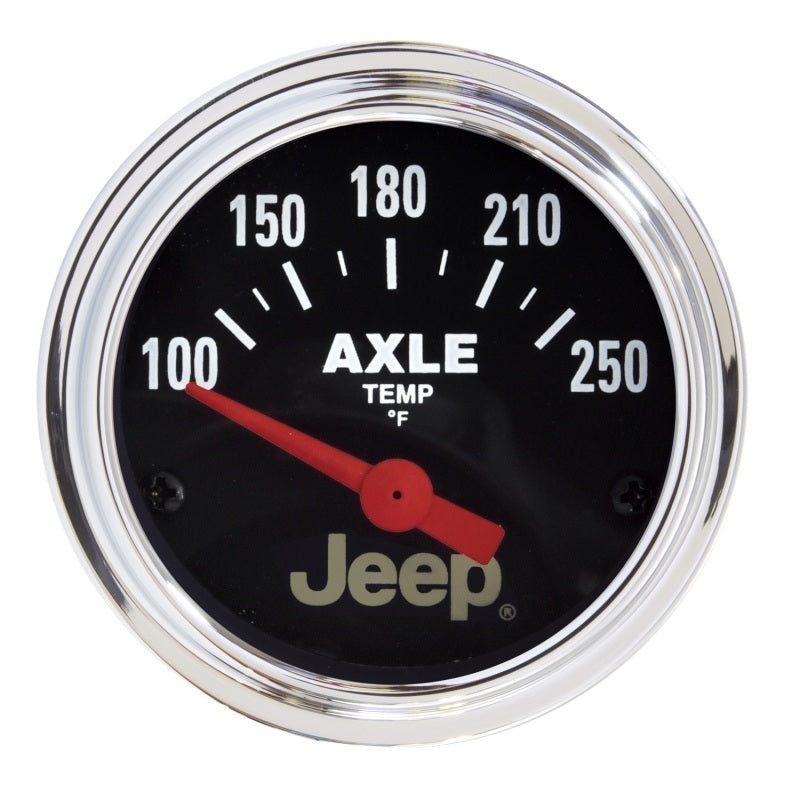 Autometer Jeep 52.4mm Short Sweep Electronic 100-250 Def F Axle Temperature Gauge