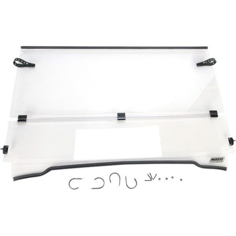 Kawasaki Mule 3 Folding Full Windshield by Moose Utility