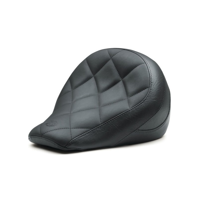 Mustang 18-21 Indian Scout Bobber Standard Touring Solo Seat Diamond Stitch – Black