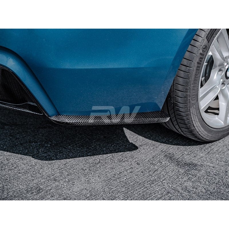 RW Carbon Carbon Fiber Rear Bumper Splitters – BMW / F30