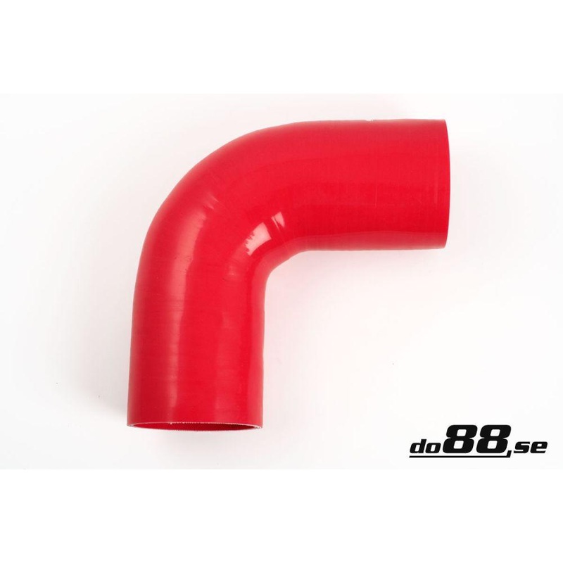 Silicone Hose Red 90 degree 3,125” (80mm)