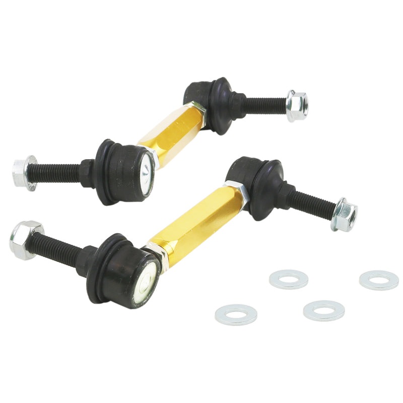 Whiteline Universal Sway Bar End Link Kit – 130-155mm Heavy Duty Adjustable – 10mm Ball Studs