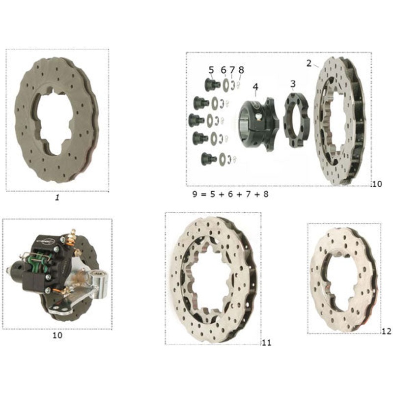 12. AFS.01730 CRG Front Brake Disc Ven05 Iron