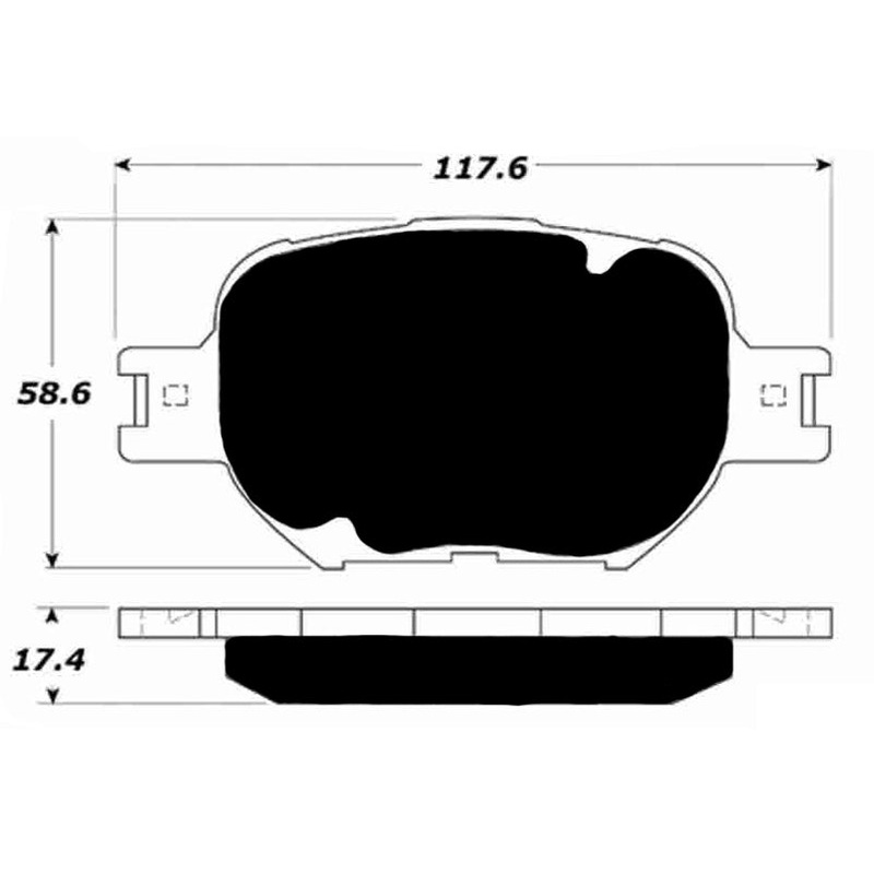 Porterfield Brake Pads for 2006 SCION tC
