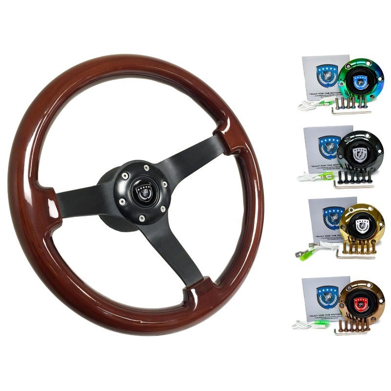 1997-99 Audi A6 Steering Wheel Kit | Mahogany Wood |  ST3127