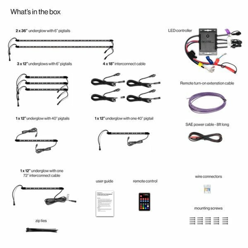 6 Seater LED Kit With Controller by EcoXGear