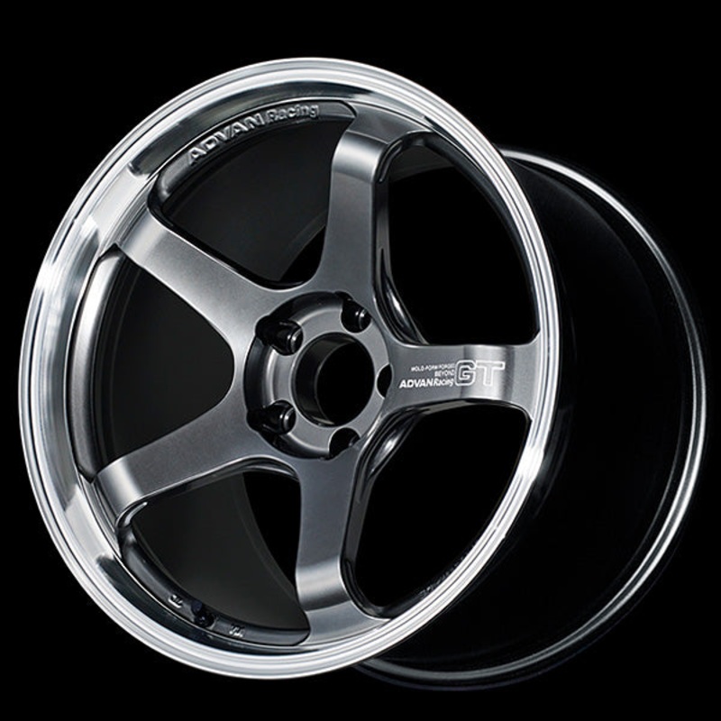Advan GT Beyond Wheel – 17×7.5 +38 | 4×100 | Machining & Hyper Platinum Black