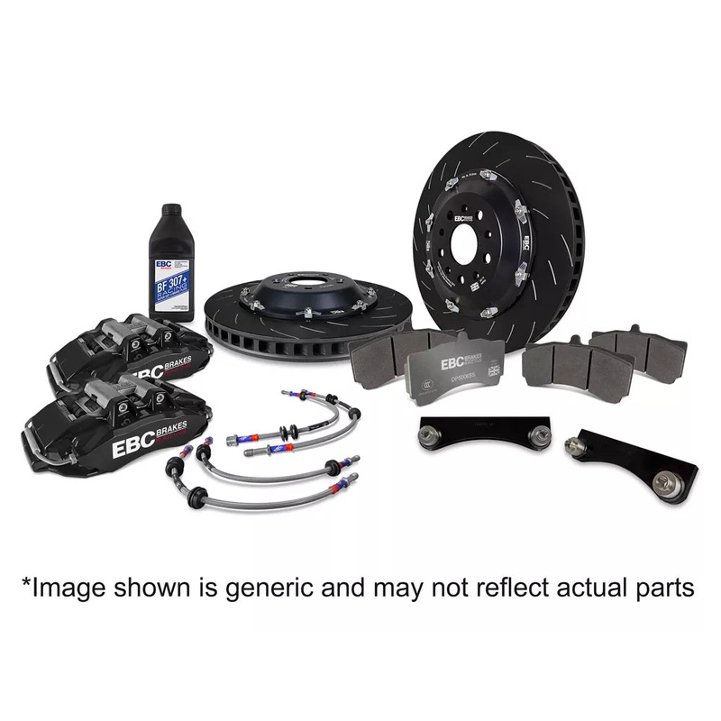 EBC Racing 2023+ Nissan 400Z Black Apollo-6 Calipers 355mm Rotors Front Big Brake Kit | BBK044BLK-1