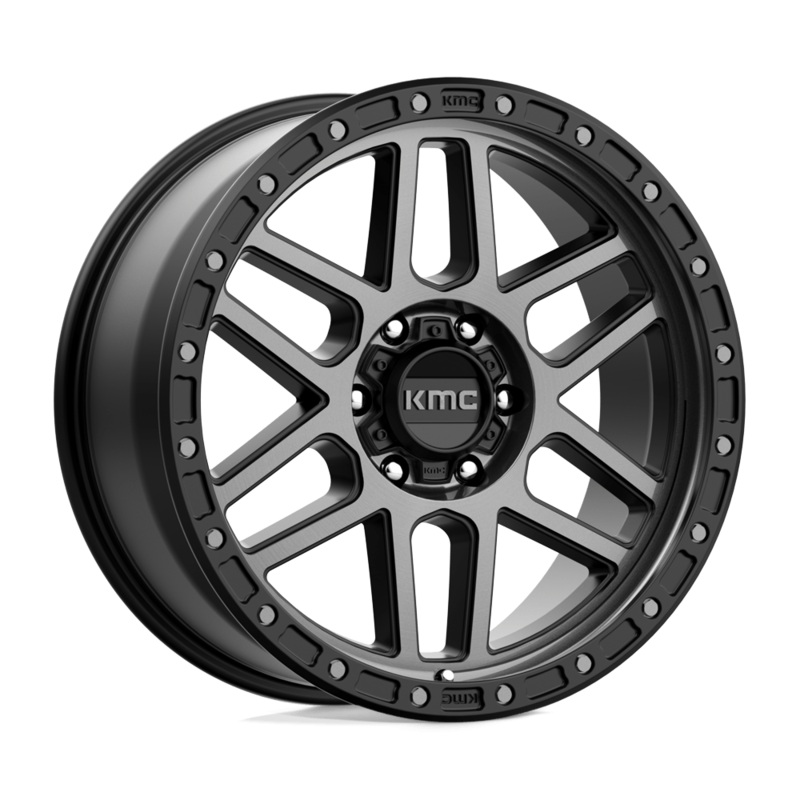 KMC Wheels KM544 Mesa 17″ 6×114.3 Satin Black With Gray Tint