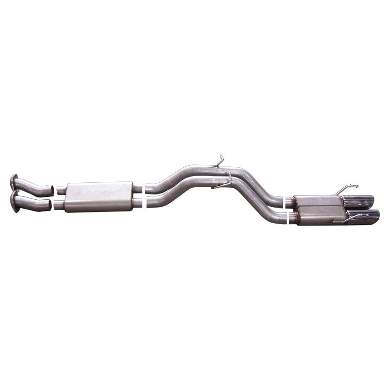 Gibson 06-10 Jeep Grand Cherokee SRT8 6.1L 3in Cat-Back Dual Exhaust – Aluminized