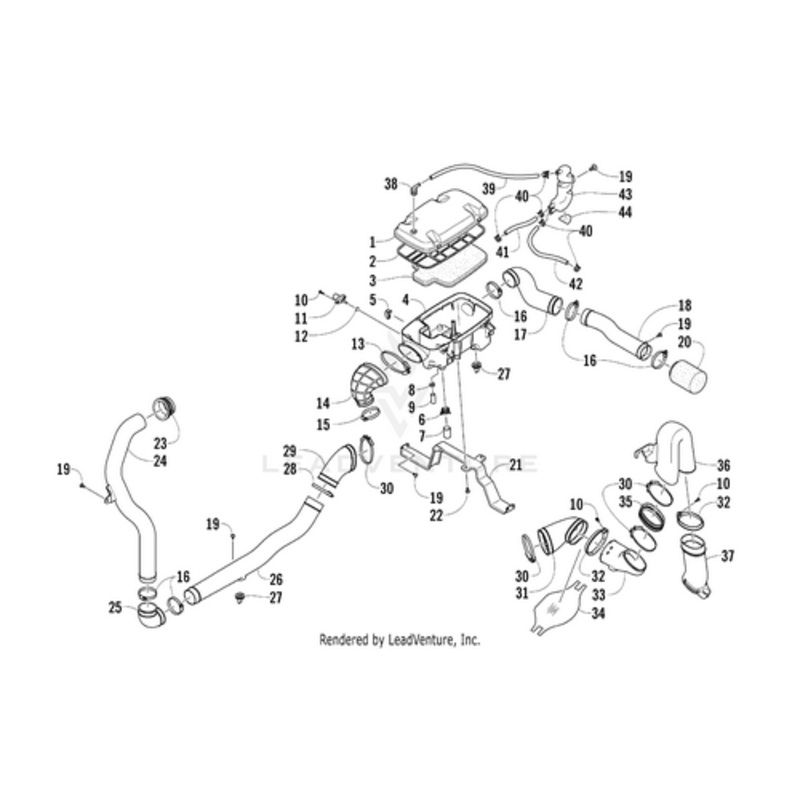 Heat Shield – Clutch Duct (Psa) by Arctic Cat