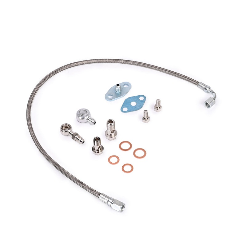 MAZDA RX7 RX-7 13B FC FD single HT18 HT18S Turbo Oil Feed Line Kit