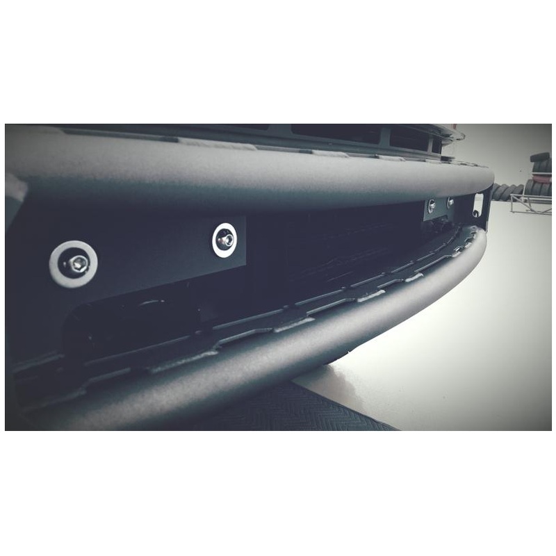N Fab 2017 Ford F250/F350 M-RDS Radius Pre-Runner Front Bumper w/ Multi-Mount for LED Light(s) Textured Black