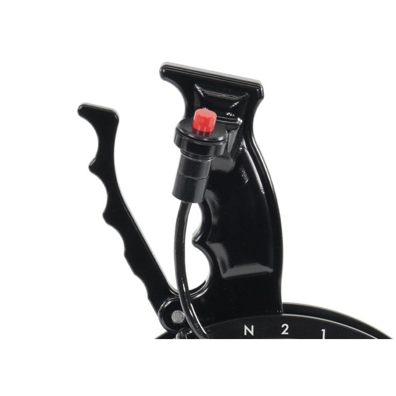 Operator Button Billet Grip Insert Set Black 16-144-04 (Button Not Included)