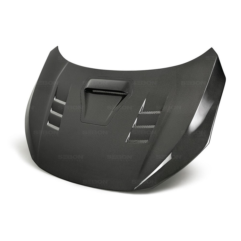Seibon TS-Style Carbon Fiber Hood 2017-2021 Honda Civic Type R