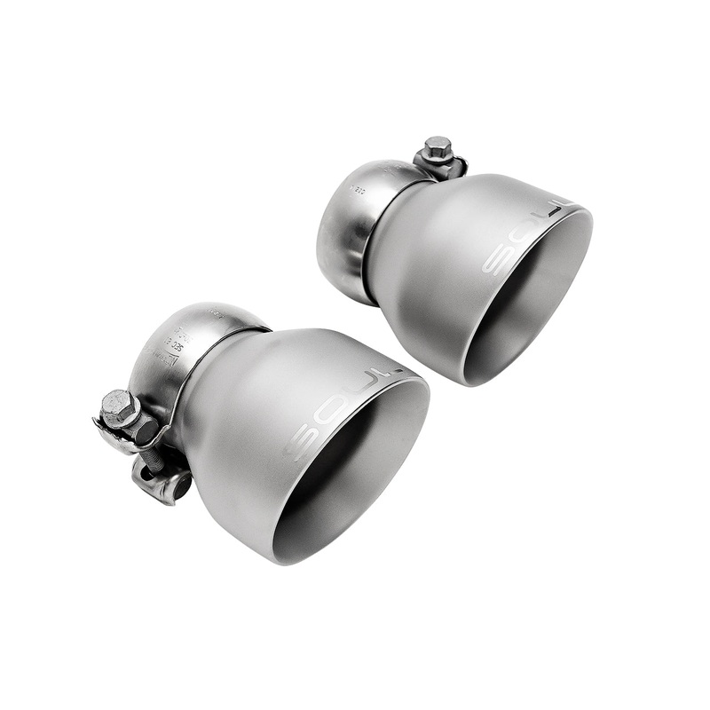 SOUL 2020+ Porsche 718 GT4 / Spyder / GTS 4.0L Bolt On Exhaust Tips – Signature Satin Slash Cut