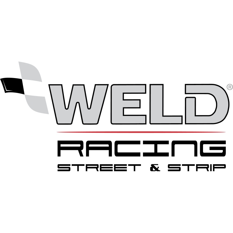 Weld S71 17×11 / 5x115mm BP / 6.2in. BS Polished Wheel (High Pad) – Black Single Beadlock MT