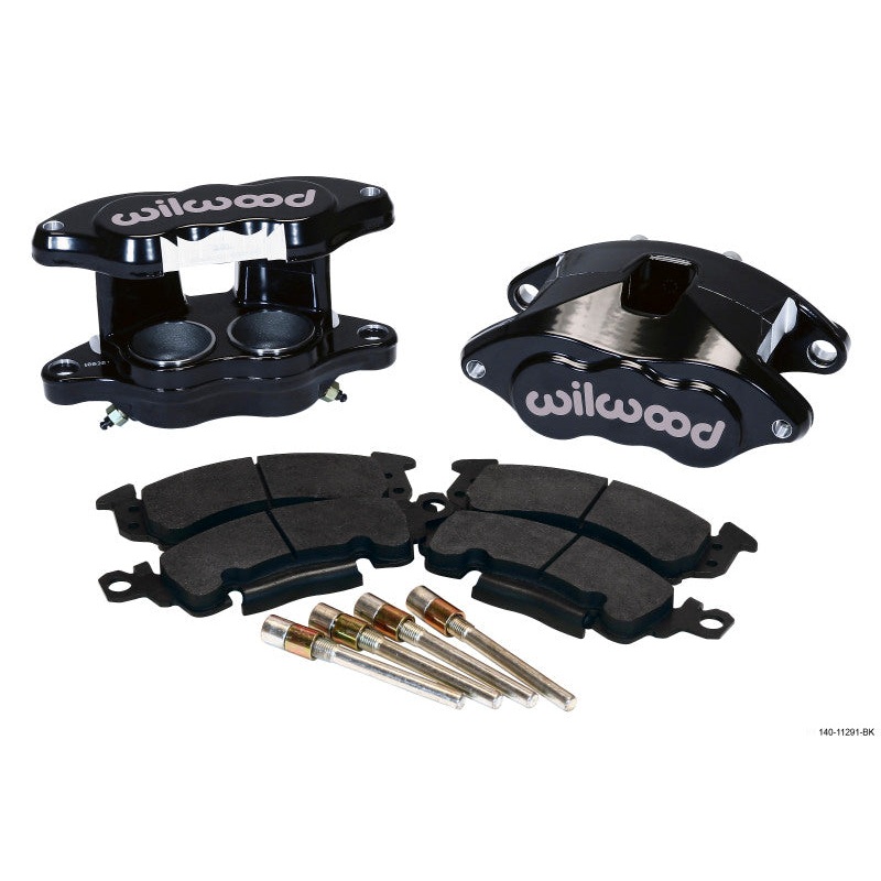 Wilwood D52 Front Caliper Kit – Black Pwdr 2.00 / 2.00in Piston 1.04in Rotor