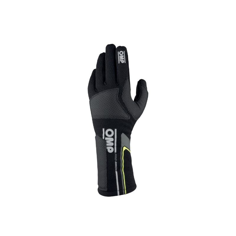 OMP Pro Mech Evo Gloves (FIA 8856-2018) – Black | Size Large