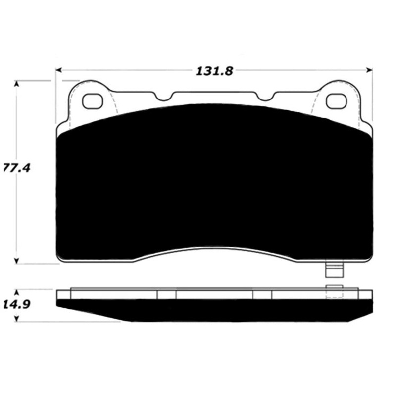 Porterfield Brake Pads for 2013 SUBARU WRX Sti