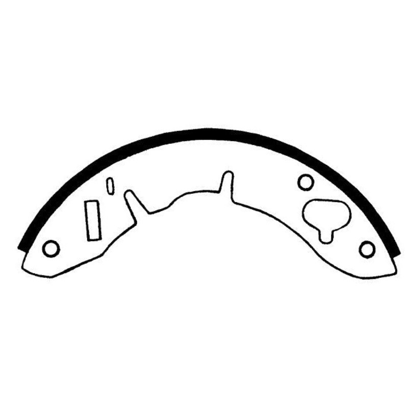 Porterfield Brake Shoes for 1972 AUSTIN MINI COOPER S