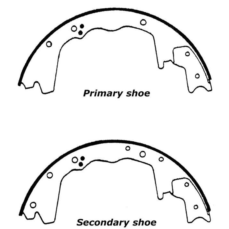 Porterfield Brake Shoes for 1993 FORD F350 1 Ton 2WD DRW  3 1/2 Rear Shoe