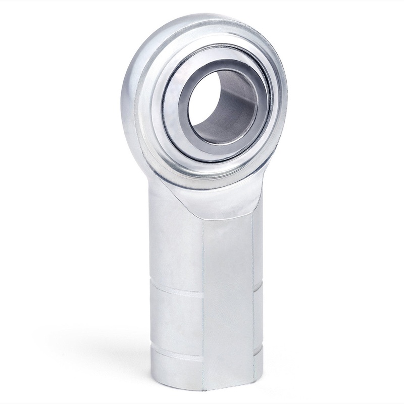 QA1 MCFL14 MC Series 2 Piece Carbon Rod End 14mm Bore M14X2.0 LH Female Thread