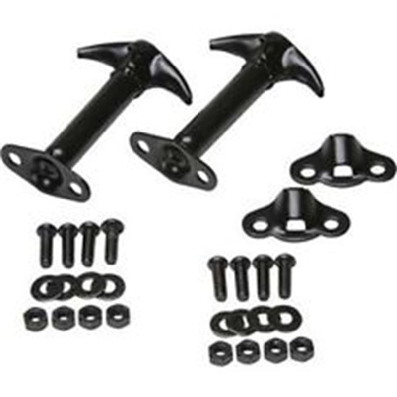 Rampage 1945-1949 Jeep CJ2A Hood Catch Kit – Black