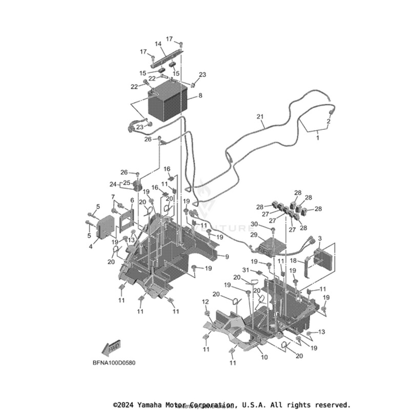 Regulator Plate by Yamaha
