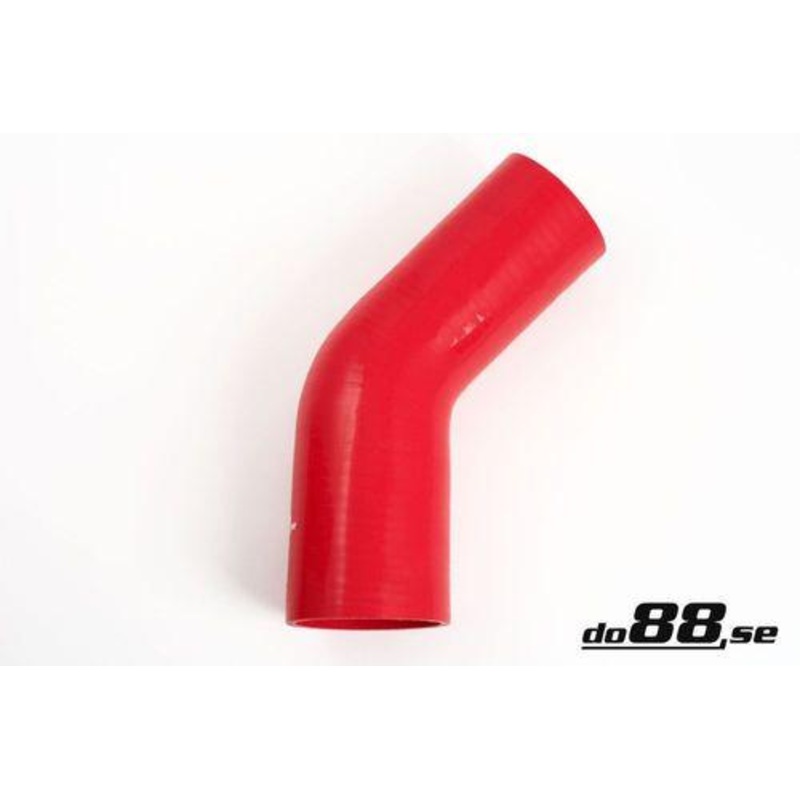 Silicone Hose Red 45 degree 2,5 – 2,75” (63 – 70mm)