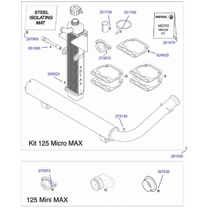 1. 281556 Rotax Update Kit MicroMax
