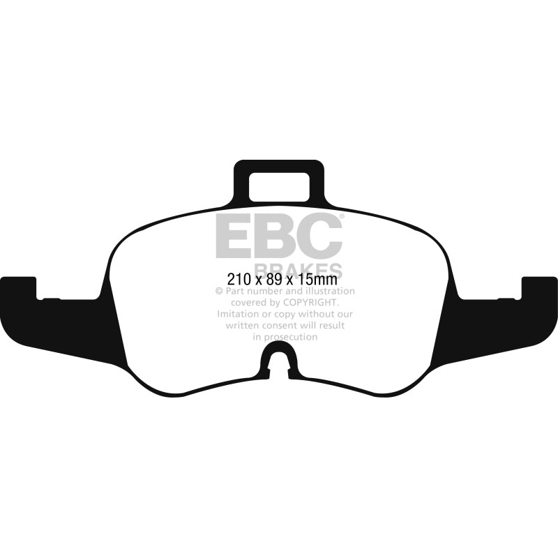 EBC 2016+ Audi TTS Quattro 2.0L Turbo Redstuff Front Brake Pads