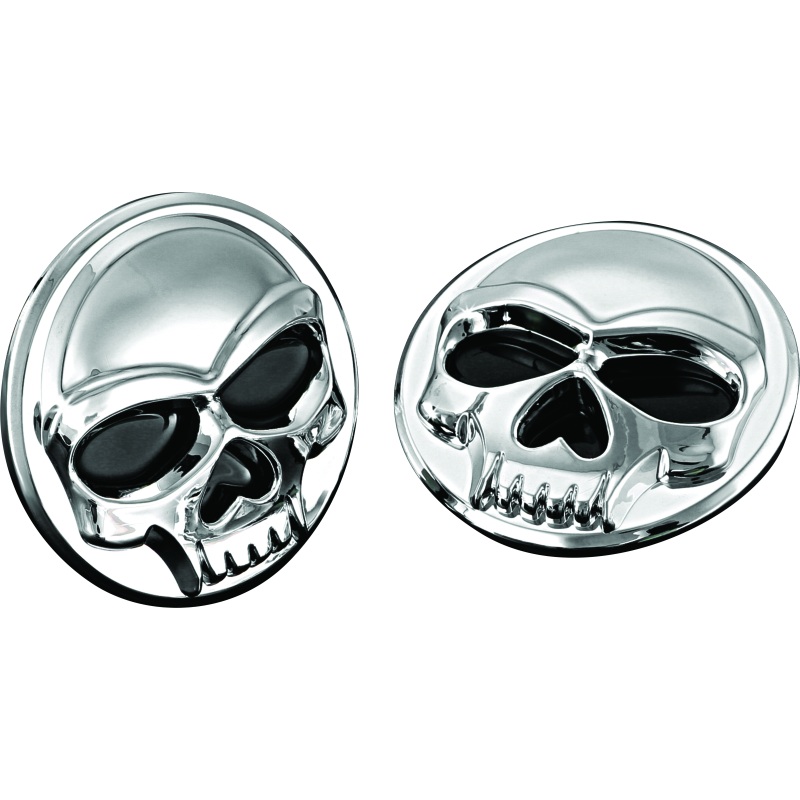 Kuryakyn Universal Zombie Medallions 2in Diameter Chrome