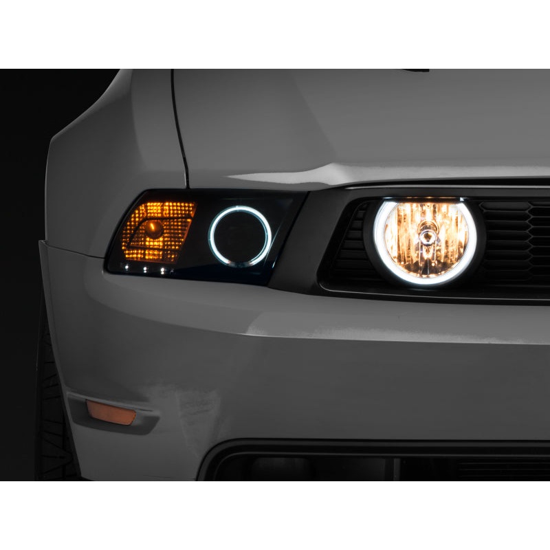 Raxiom 05-12 Ford Mustang GT LED Halo Fog Lights (Chrome)