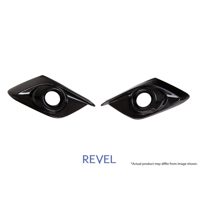 Revel GT Dry Carbon Fog Light Covers (Left & Right) 14-17 Mazda Mazda3 – 2 Pieces