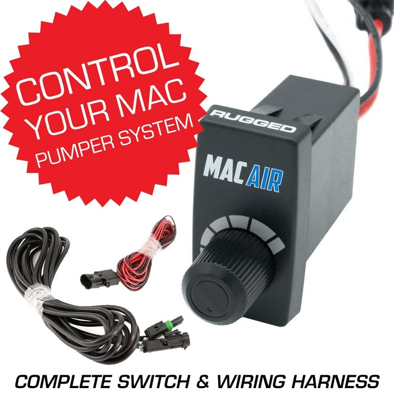 Rocker Switch Variable Speed Controller (Vsc) For Mac Helmet Air Pumper – Complete Switch & Wiring Harness by Rugged Radios