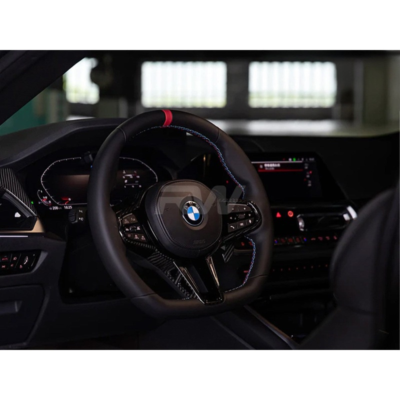 RW Carbon CF Steering Wheel Trim (LCI) – BMW / G22 / G26 / 4 Series