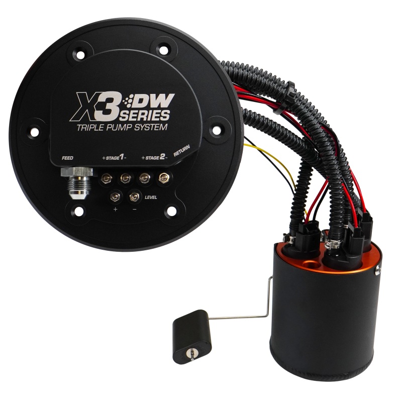 DeatschWerks 98-04 Ford Mustang X3 Module with DW430C Pumps and Install Kit
